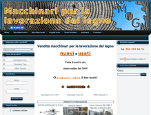 Tablet Screenshot of macchinari-legno.it